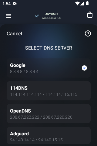 anycast加速器客服android下载效果预览图